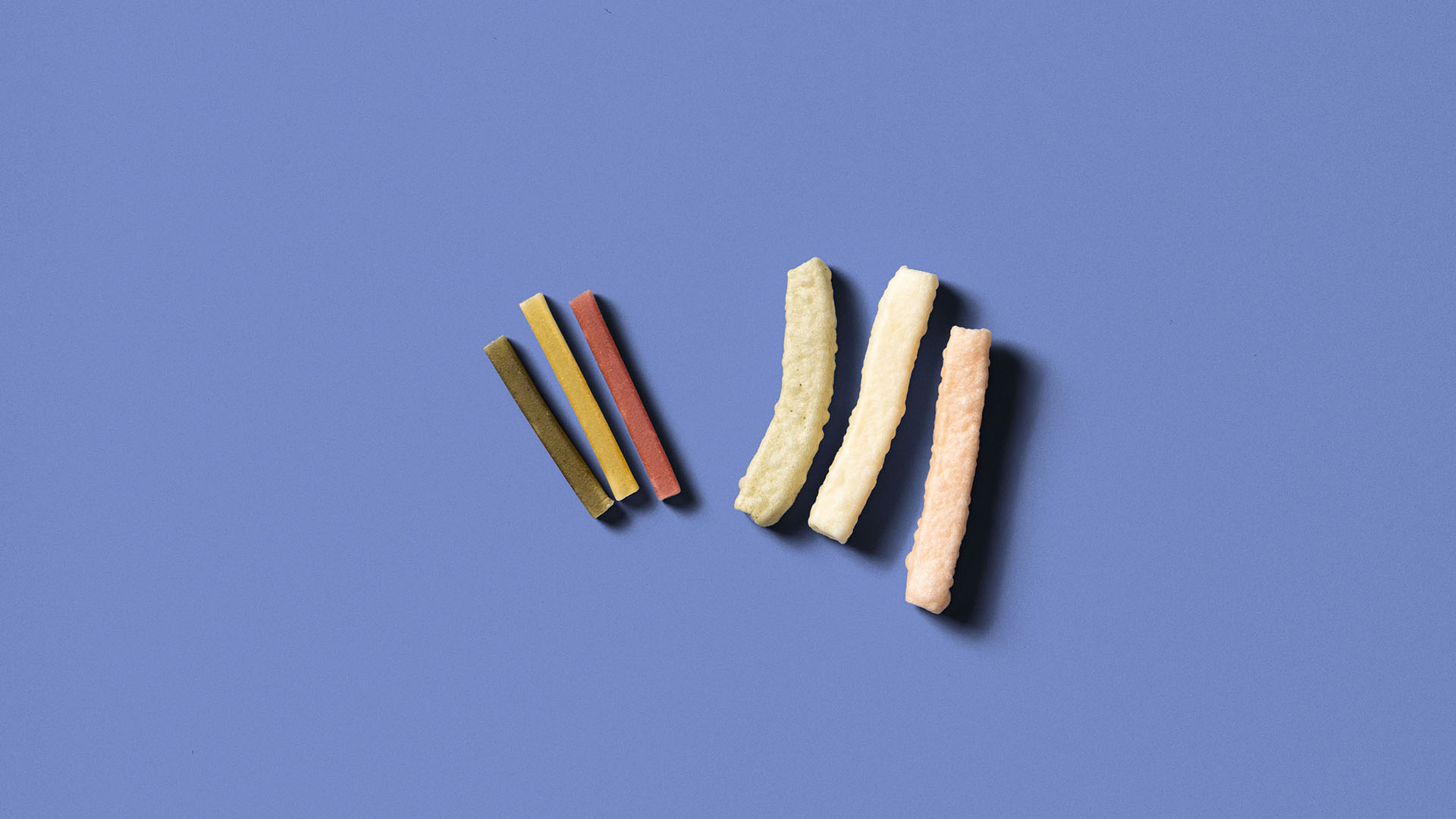 Veggie potato mini tubes
